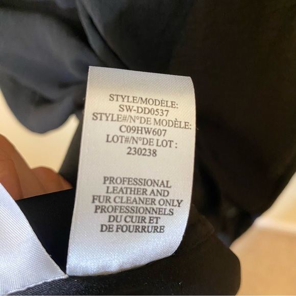 Helmut Lang Calf Fur and Goat Leather Black Dress 6 - Picture 7 of 10